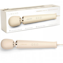 Le Wand Powerful Plug-In Vibrating Massager, кремовый