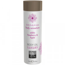 Shiatsu Body Oil Luxury edible Raspberry & Apple, 75 мл