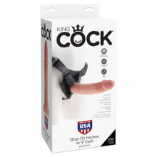 Pipedream King Cock Strap-on Harness Cock 23 см, телесный